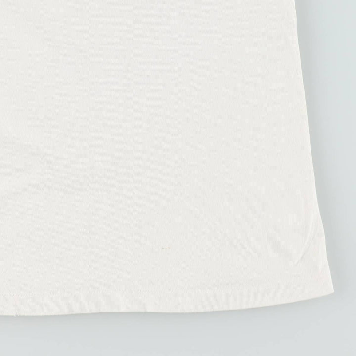 90'S CRITICS CHOICE Print T-Shirt, Made in USA, Men's Size L (Equivalent), Vintage cotton white type Vintage Second Hand