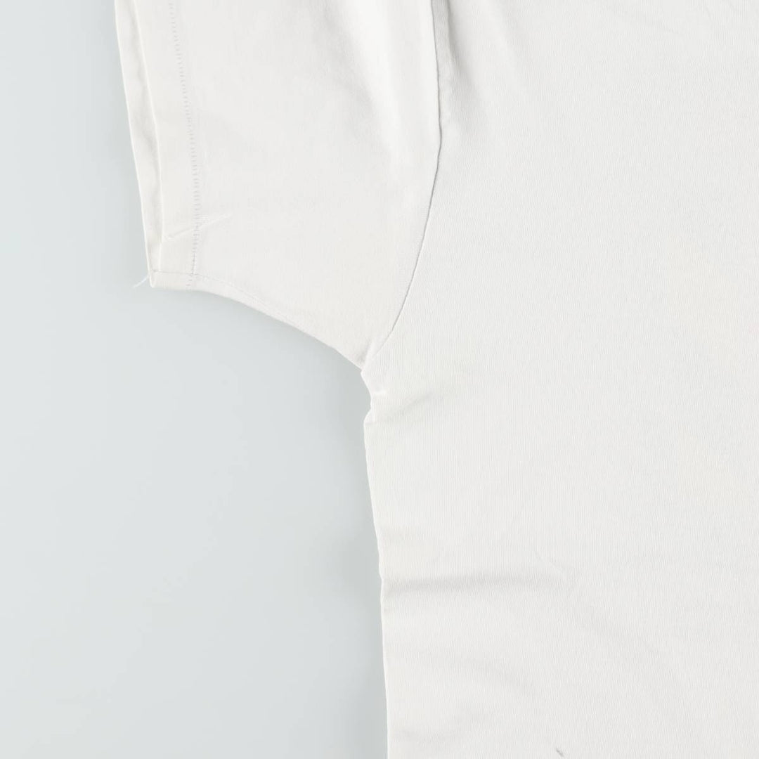 90'S STEDMAN Super HI CRU Print T-Shirt, Made in USA, Men's Size L (approx.) cotton white type Vintage Second Hand