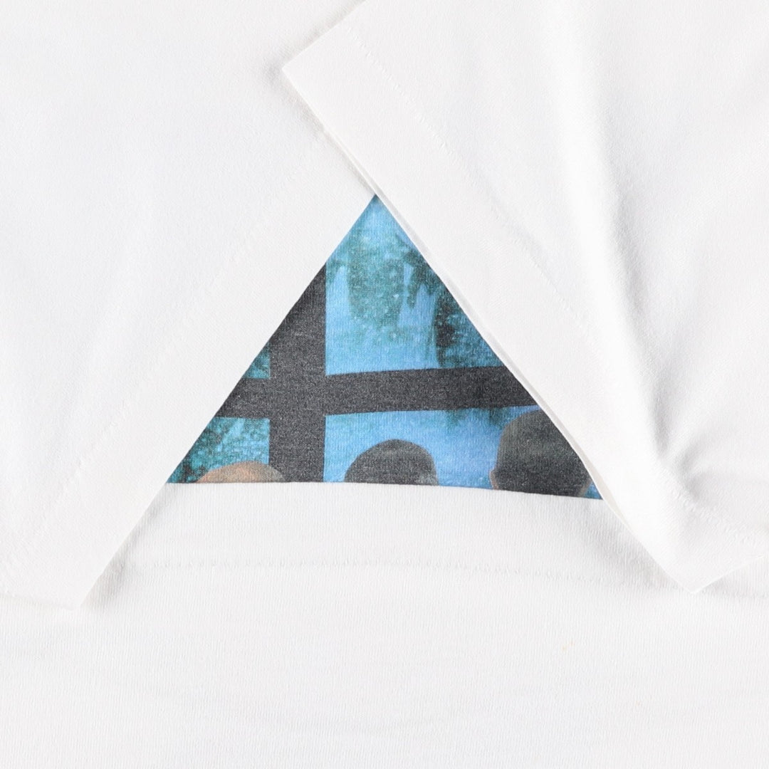 90'S Fruit of the Loom Best Print T-Shirt, Made in USA, Men's Size XL (approx.) cotton white type Vintage Second Hand