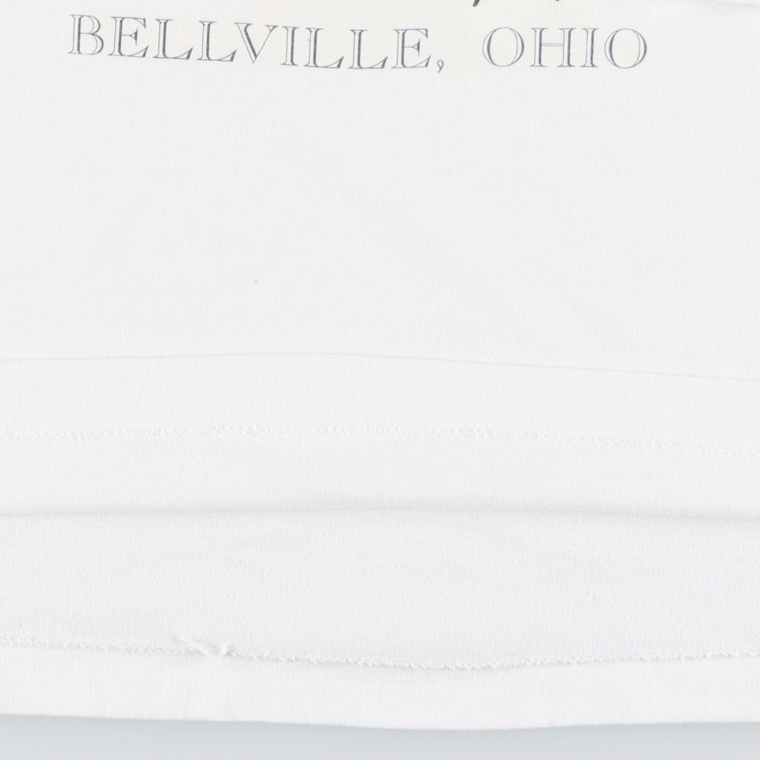 90'S Fruit of the Loom Best Print T-Shirt, Made in USA, Men's Size XL (approx.) cotton white type Vintage Second Hand