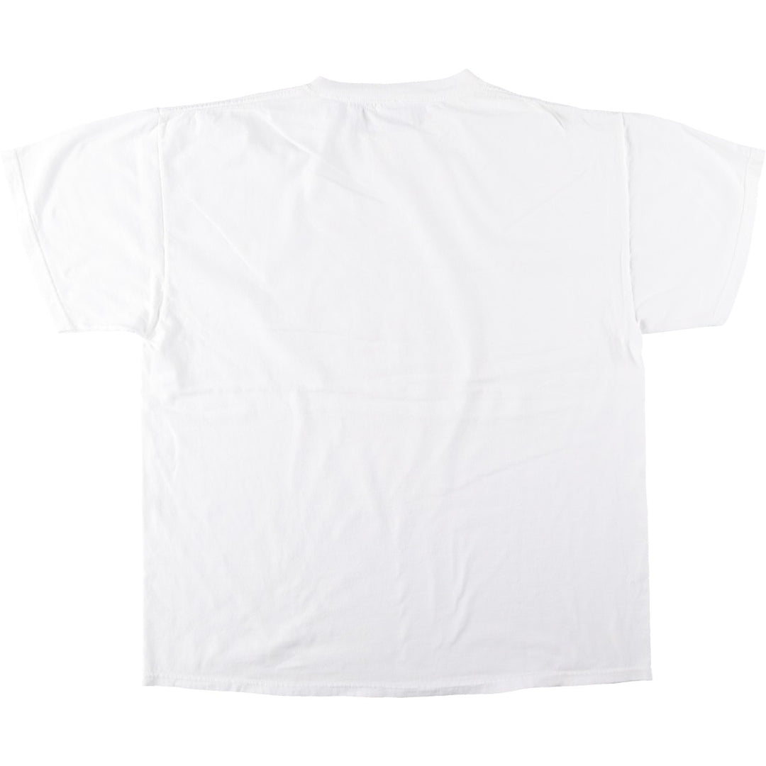 2000'S Delta PRO WEIGHT Print T-Shirt, Men's Size XL (approx.) cotton white type Vintage Second Hand