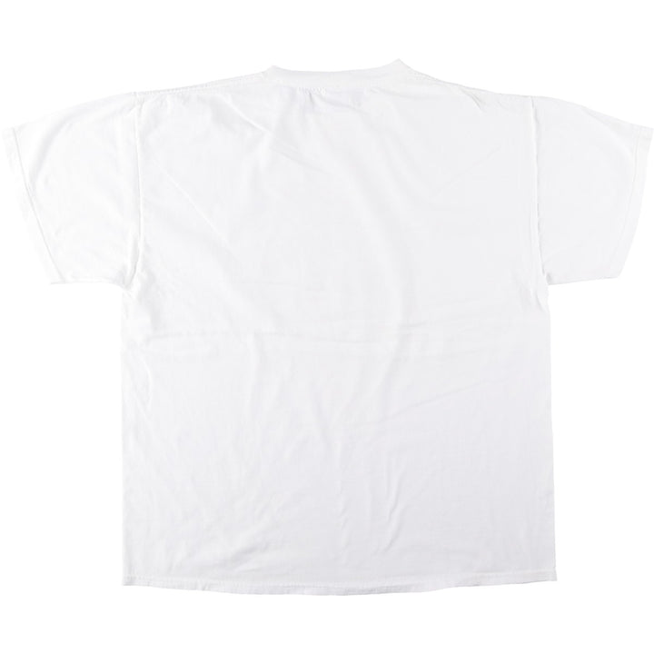 2000'S Delta PRO WEIGHT Print T-Shirt, Men's Size XL (approx.) cotton white type Vintage Second Hand