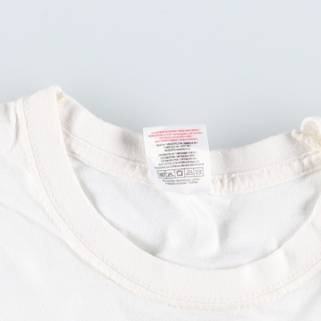 Fruit of the Loom Print T-Shirt, Men's XL cotton white type Vintage Second Hand