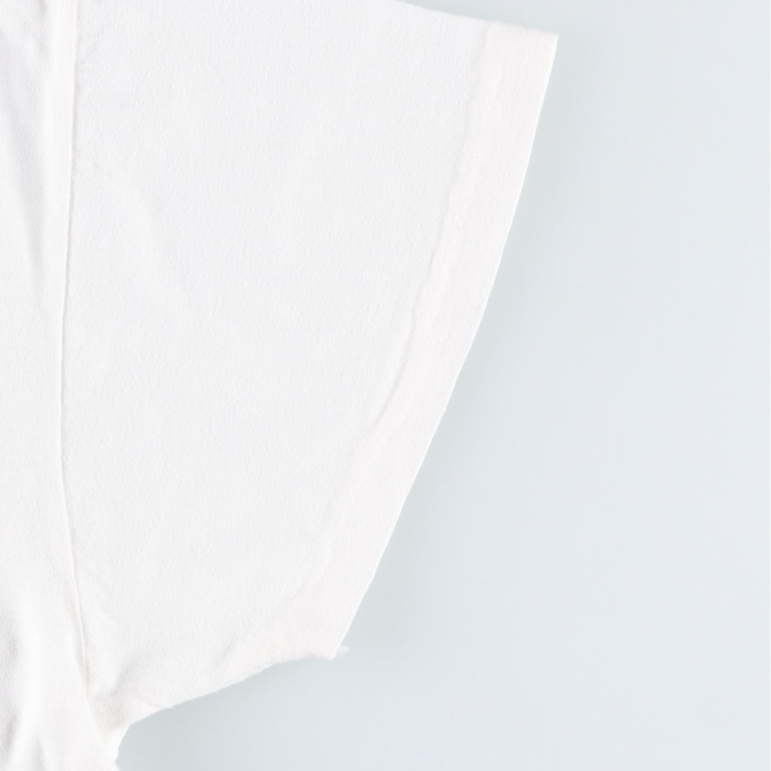 Printed T-shirt, men's size XL cotton white type Vintage Second Hand