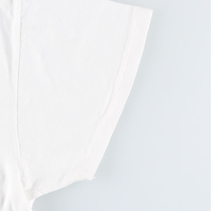 Printed T-shirt, men's size XL cotton white type Vintage Second Hand