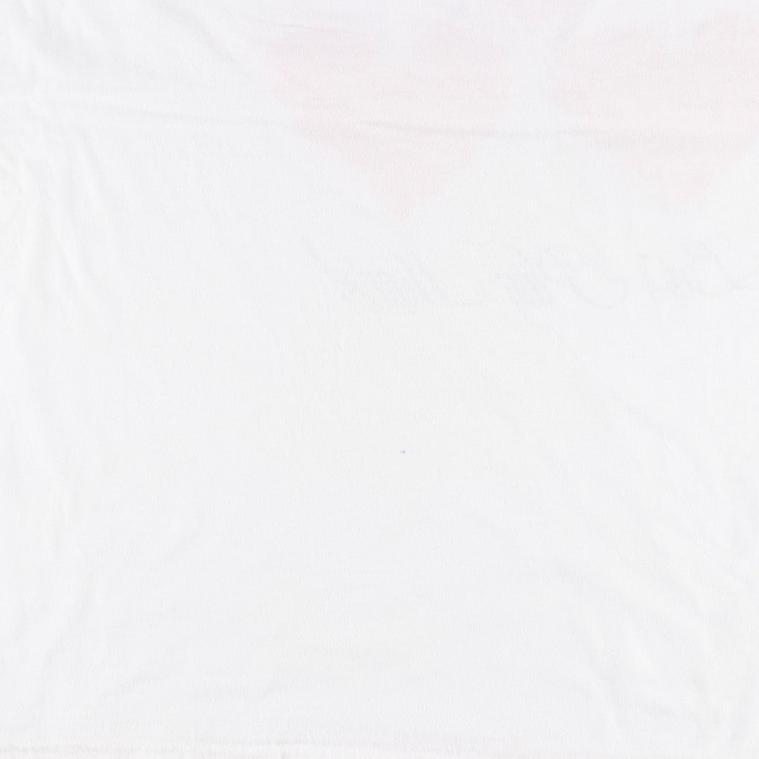 Printed T-shirt, men's size XL cotton white type Vintage Second Hand