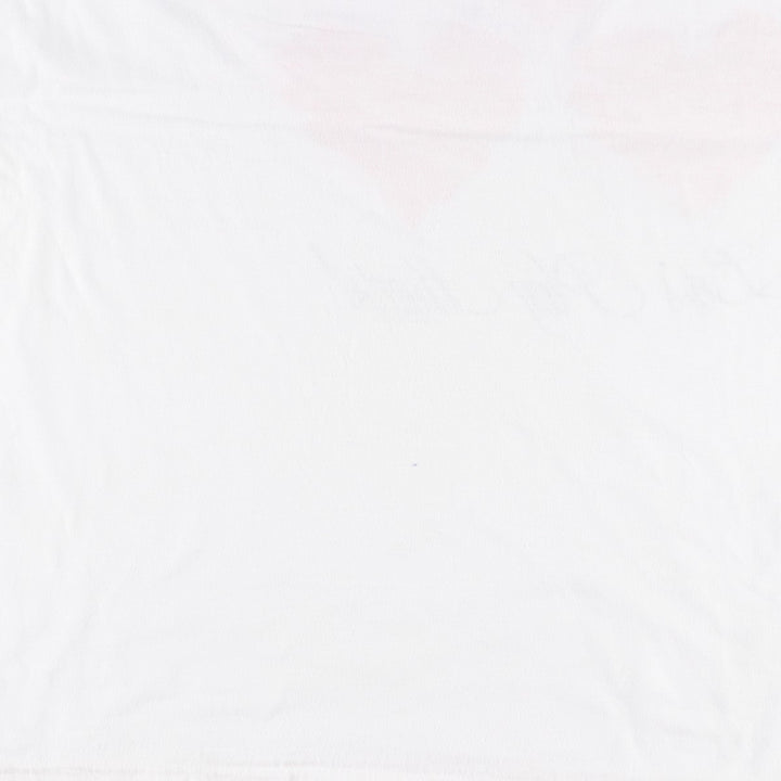 Printed T-shirt, men's size XL cotton white type Vintage Second Hand