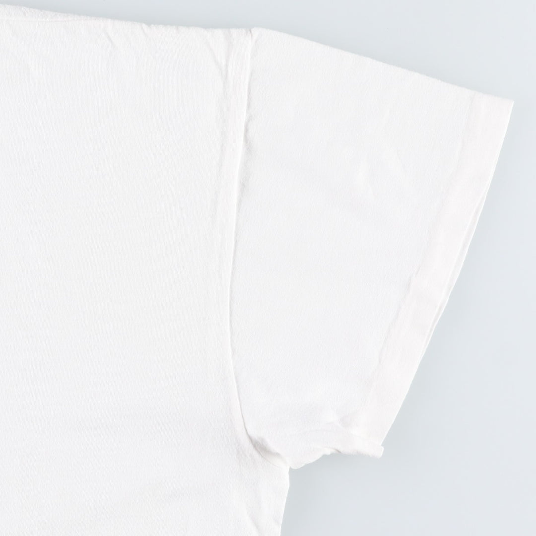Printed T-shirt, men's size XL cotton white type Vintage Second Hand