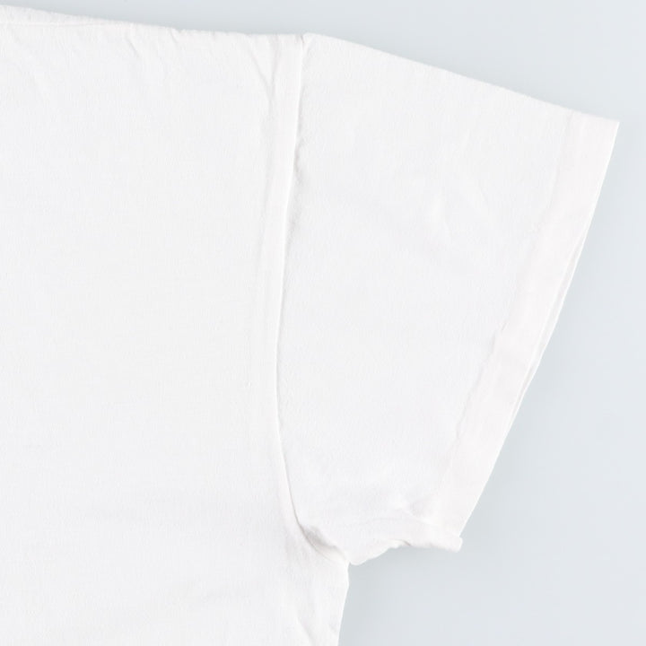 Printed T-shirt, men's size XL cotton white type Vintage Second Hand