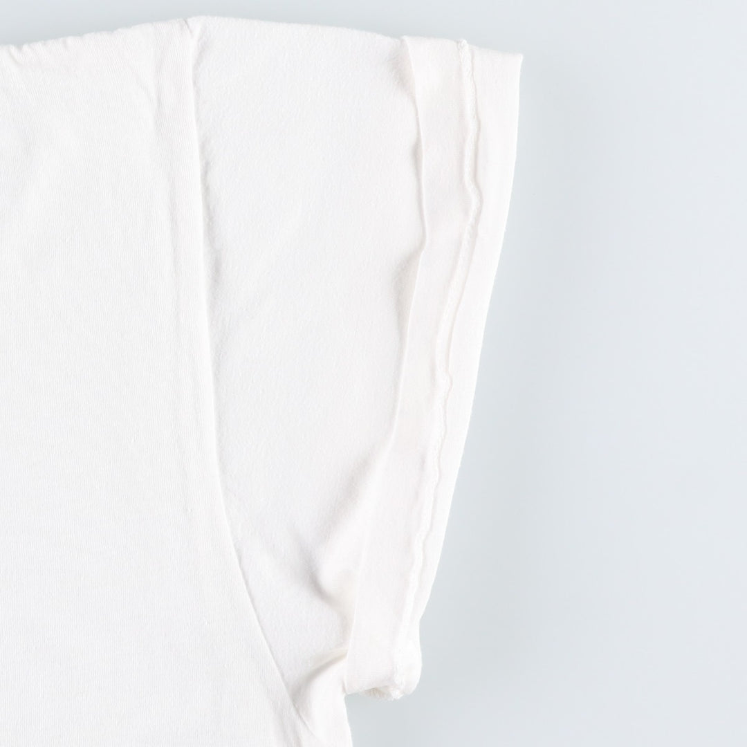 Printed T-shirt, men's size XL cotton white type Vintage Second Hand