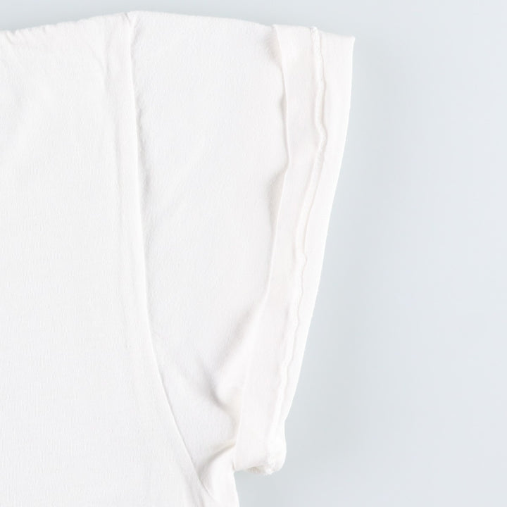 Printed T-shirt, men's size XL cotton white type Vintage Second Hand