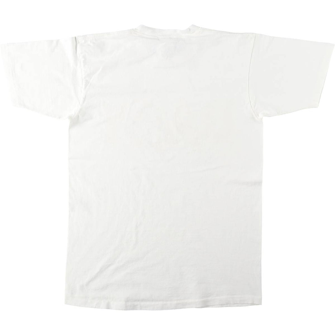 90'S MAZE Floral Print T-Shirt, Made in USA, Men's Size L (Equivalent), Vintage cotton white type Vintage Second Hand