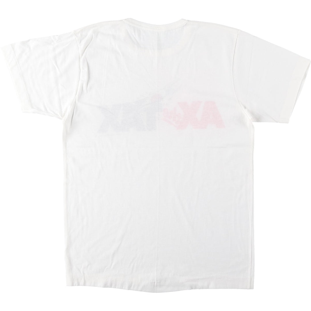 Printed T-shirt, men's size XL unclear white type Vintage Second Hand