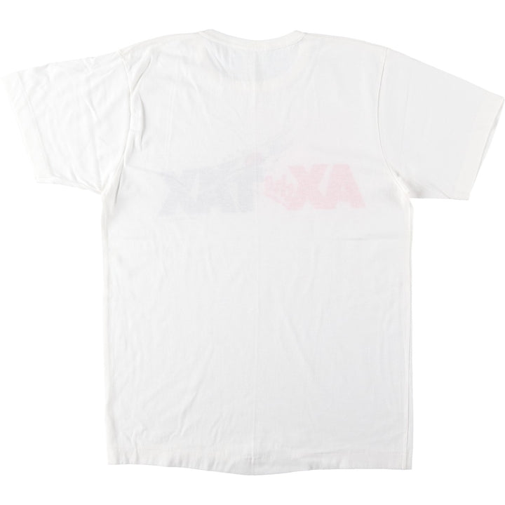 Printed T-shirt, men's size XL unclear white type Vintage Second Hand
