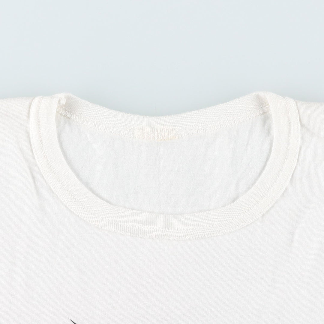 Printed T-shirt, men's size XL unclear white type Vintage Second Hand