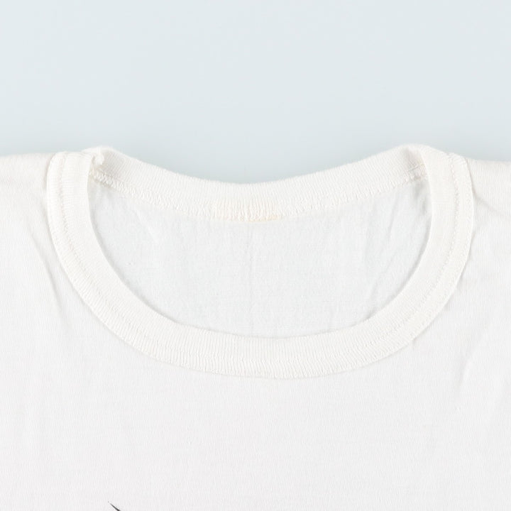 Printed T-shirt, men's size XL unclear white type Vintage Second Hand