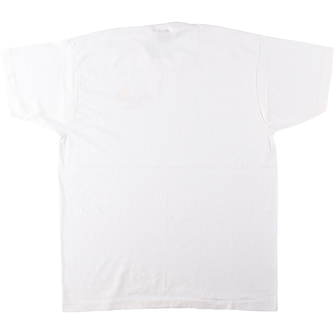 90'S SCREEN STARS Printed T-shirt Made in USA Men's XL Vintage cotton white type Vintage Second Hand
