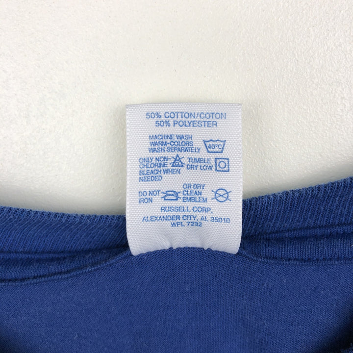 90's Jerseys Jerzees 50 cotton blue type Vintage Second Hand