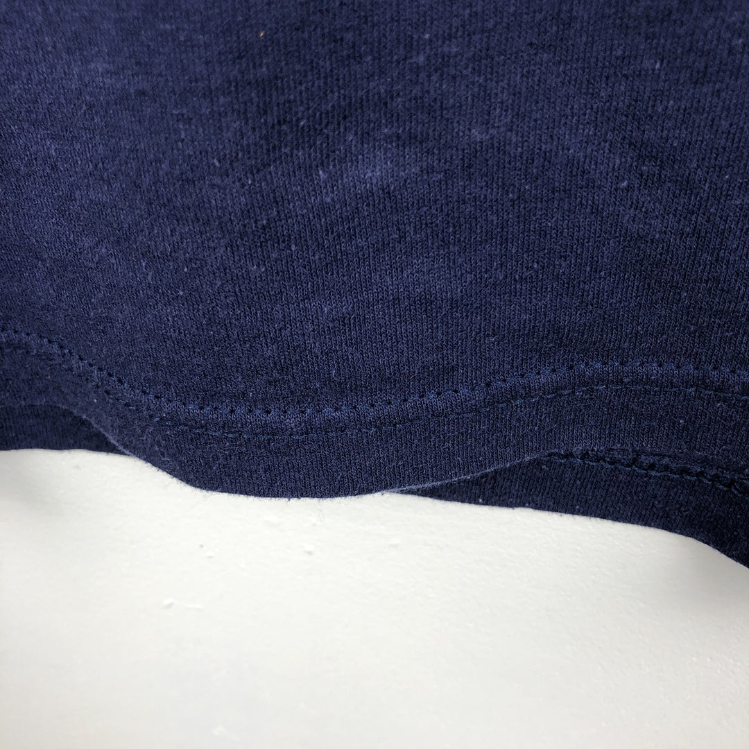 Vintage 80s-90'S Jerzees Printed T-Shirt, Made in USA, Men's XL cotton navy blue type Vintage Second Hand