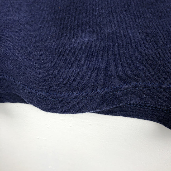 Vintage 80s-90'S Jerzees Printed T-Shirt, Made in USA, Men's XL cotton navy blue type Vintage Second Hand
