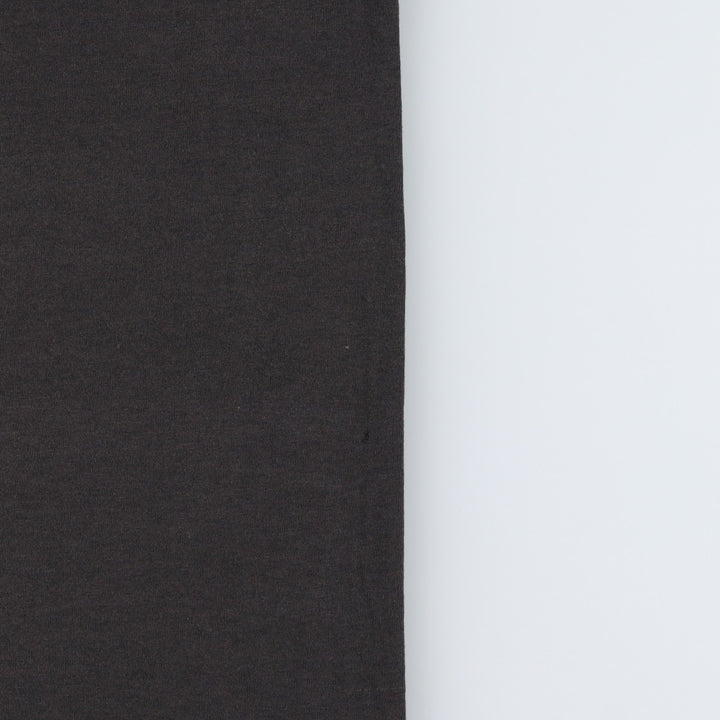 90s-00'S Fruit of the Loom printed T-shirt, men's size L (approx.) cotton black type Vintage Second Hand