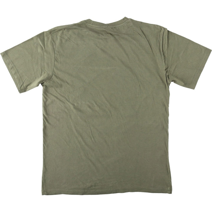 SUBLIMA LEONARDO DA VINCI Leonardo da Vinci Great Figure T-shirt, Made in Italy, Men's XL equivalent. cotton Khaki type Vintage Second Hand
