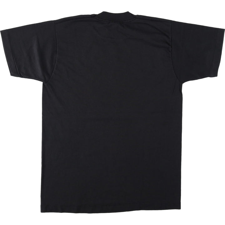 90'S Fruit of the Loom Best Print T-Shirt, Made in USA, Men's Size M (approx.), Vintage cotton black type Vintage Second Hand