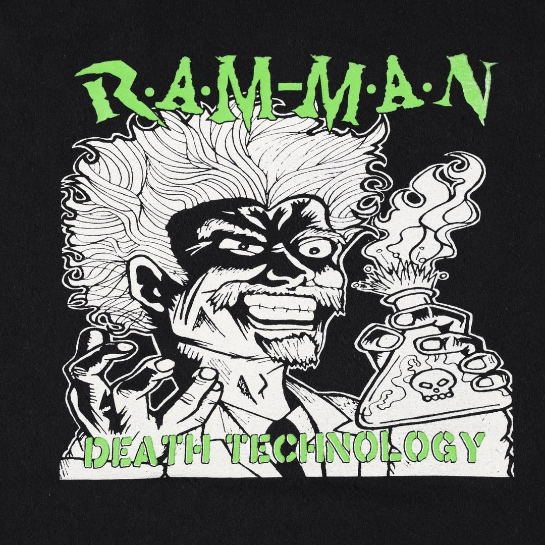 Fruit of the Loom RAM-MAN Band T-shirt (Men's size L equivalent) cotton black type Vintage Second Hand