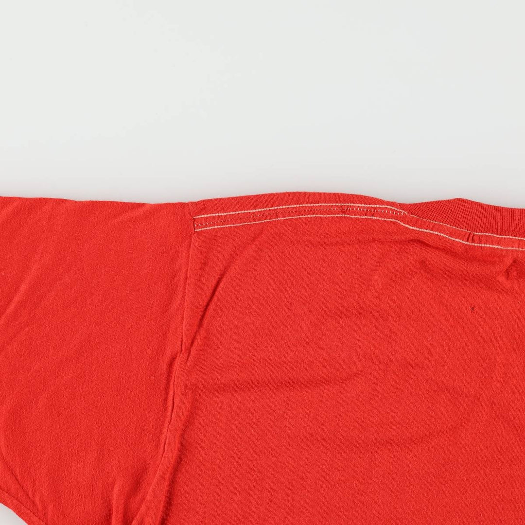80'S Screen Stars advertising t-shirt, made in USA, men's size XL equivalent, vintage. cotton red type Vintage Second Hand