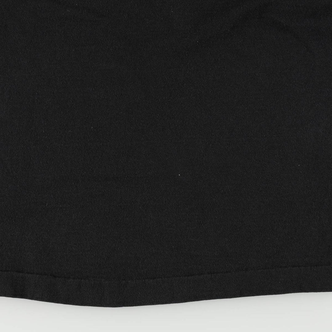90'S Fruit of the Loom Wolf Pattern Print T-Shirt, Made in USA, Men's Size M (approx.), Vintage cotton black type Vintage Second Hand
