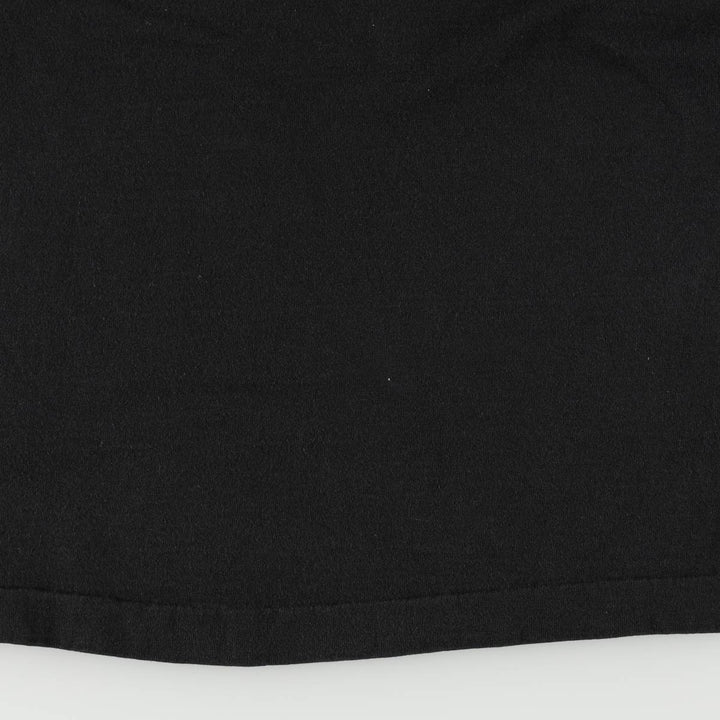 90'S Fruit of the Loom Wolf Pattern Print T-Shirt, Made in USA, Men's Size M (approx.), Vintage cotton black type Vintage Second Hand