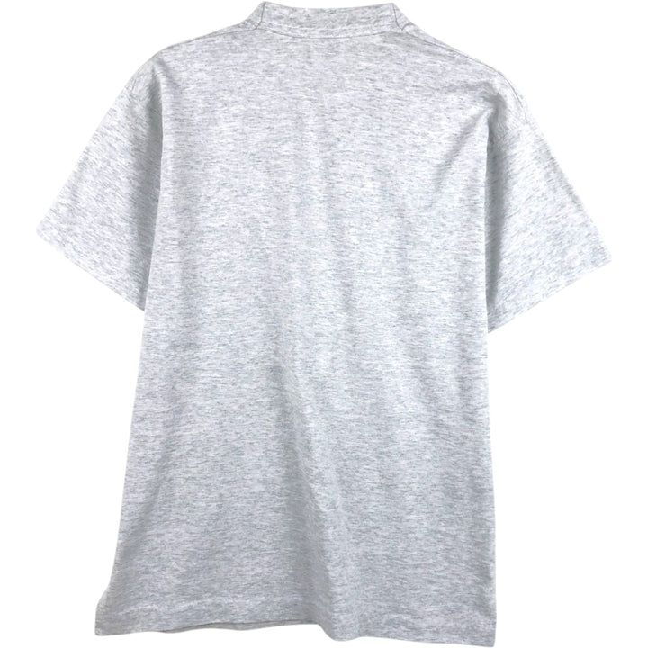 90s-00'S Fruit of the Loom Best Print T-Shirt, Made in USA, Men's Size M (approx.), Vintage cotton gray type Vintage Second Hand