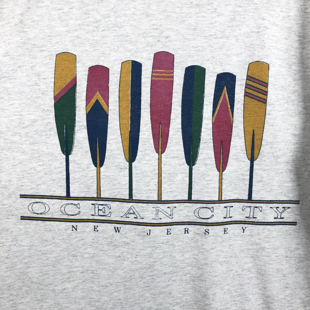 90s-00'S Fruit of the Loom Best Print T-Shirt, Made in USA, Men's Size M (approx.), Vintage cotton gray type Vintage Second Hand