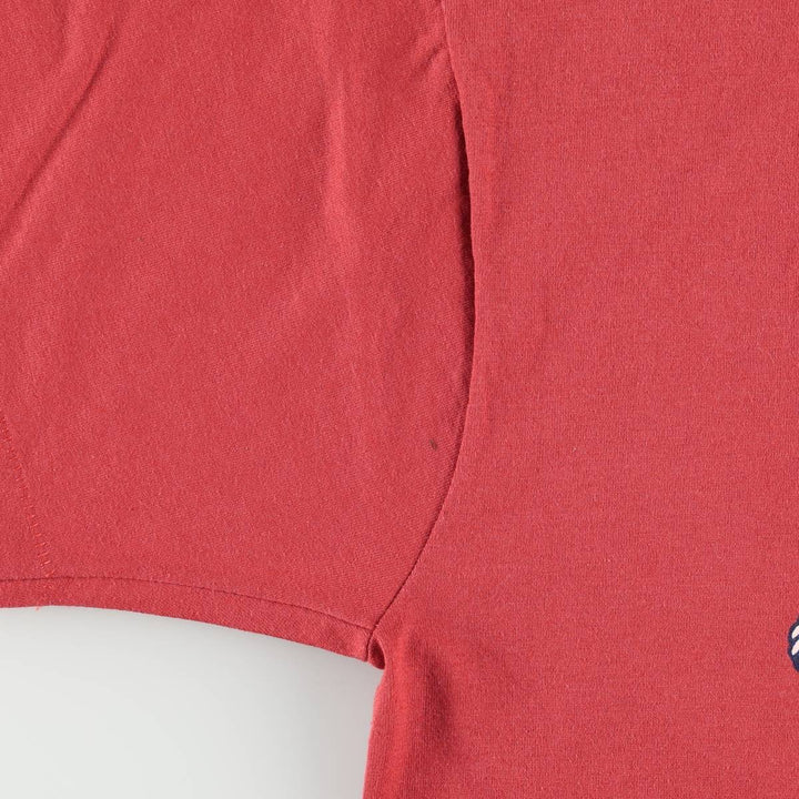 90'S Fruit of the Loom Best Printed T-shirt, Made in USA, Men's L size, Vintage cotton red type Vintage Second Hand