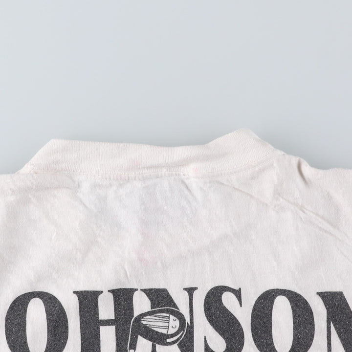 90'S ONEITA erotic t-shirt with message print, men's size XL equivalent, vintage. cotton white type Vintage Second Hand