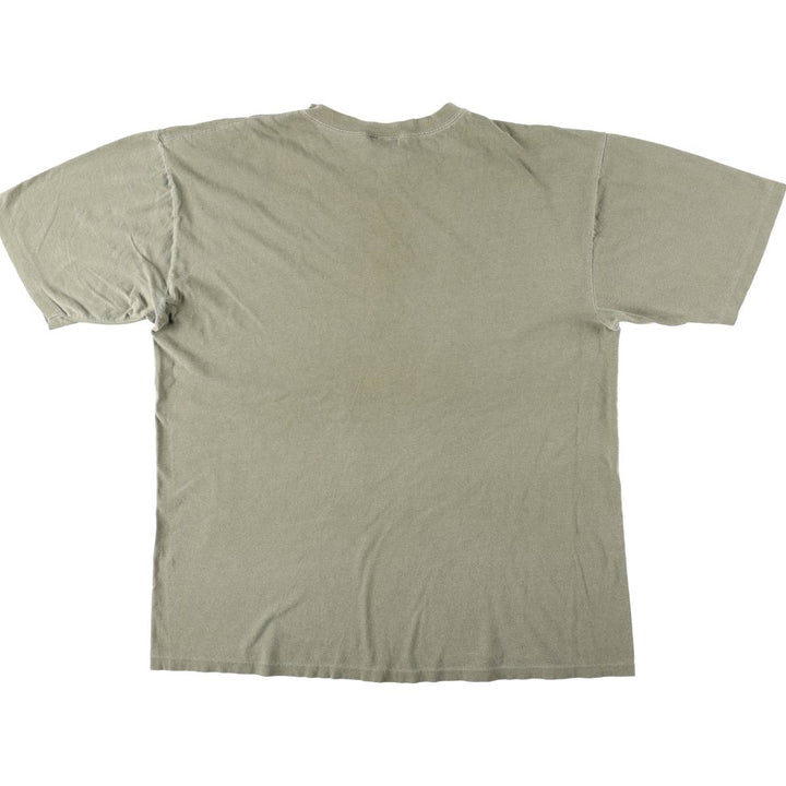 ~90'S SPORTOP Print T-Shirt, Made in Canada, Men's XL equivalent, Vintage cotton Khaki type Vintage Second Hand