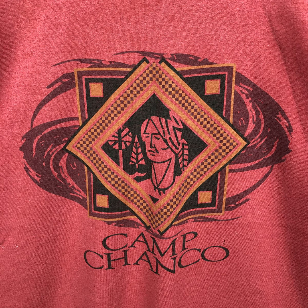 90'S Fruit of the Loom Best Print T-Shirt, Made in USA, Men's Size M (approx.), Vintage cotton red type Vintage Second Hand
