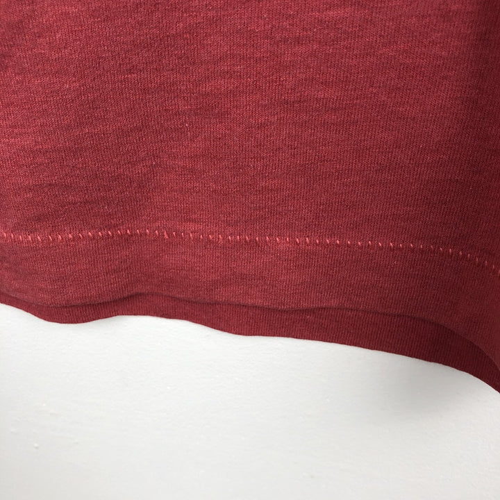 90'S Fruit of the Loom Best Print T-Shirt, Made in USA, Men's Size M (approx.), Vintage cotton red type Vintage Second Hand