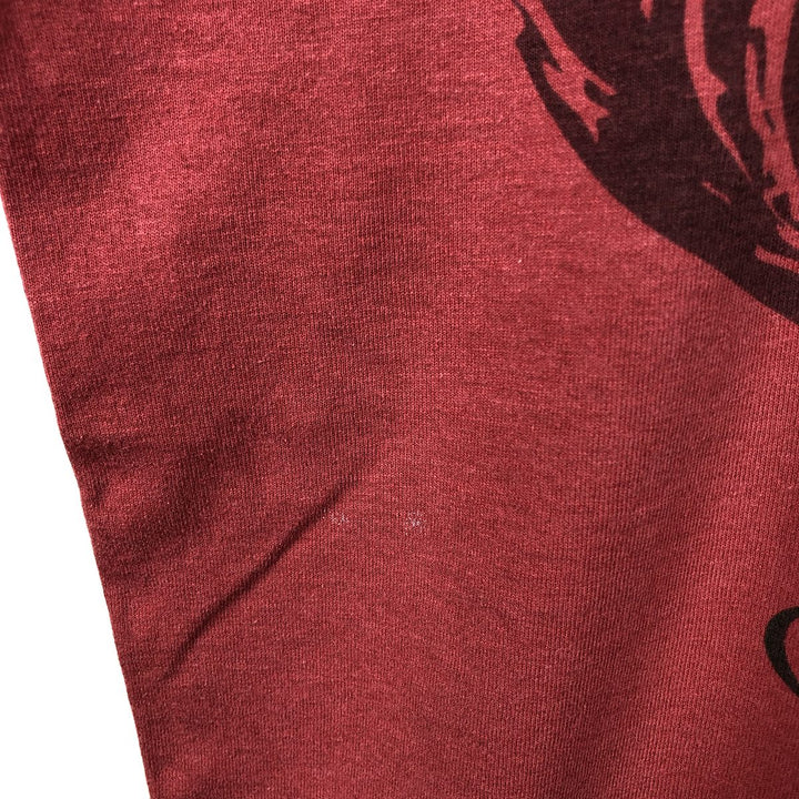 90'S Fruit of the Loom Best Print T-Shirt, Made in USA, Men's Size M (approx.), Vintage cotton red type Vintage Second Hand