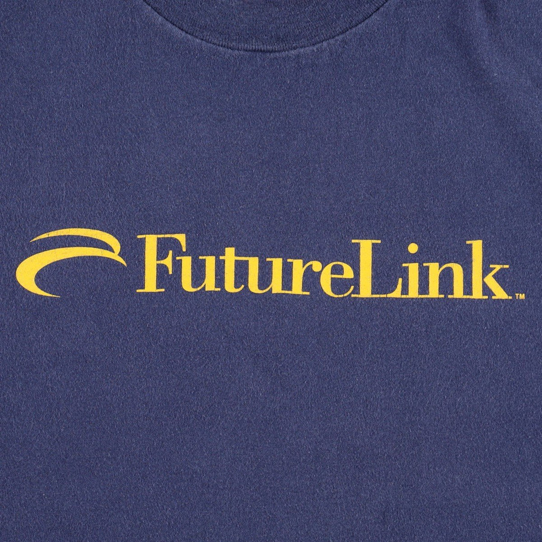 Vintage 90'S Hanes BEEFY-T Printed T-Shirt, Men's Size XL cotton navy blue type Vintage Second Hand