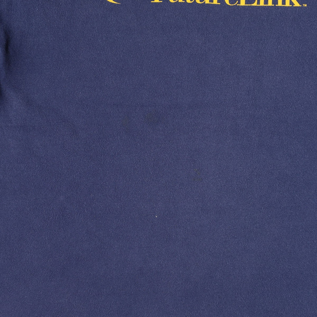 Vintage 90'S Hanes BEEFY-T Printed T-Shirt, Men's Size XL cotton navy blue type Vintage Second Hand