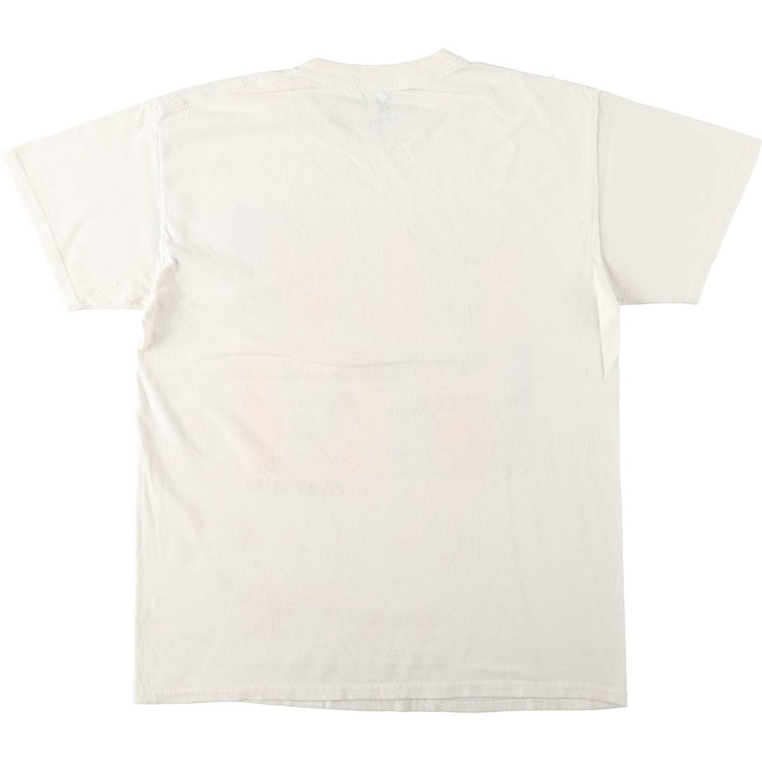 PLAYBOY printed T-shirt, men's size M (equivalent to size M) cotton white type Vintage Second Hand