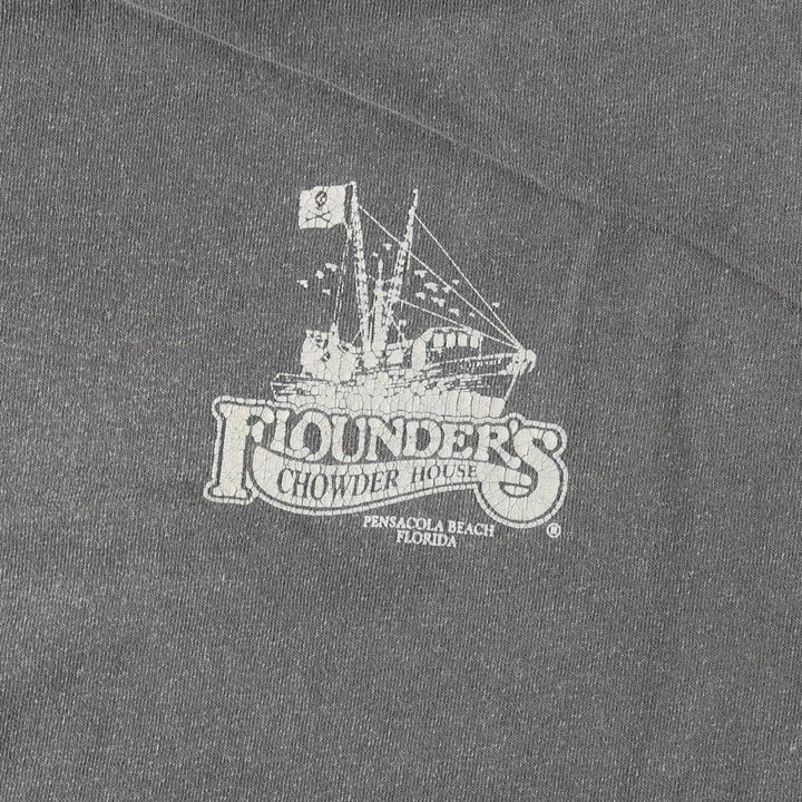 90'S Authentic Pigment Print T-Shirt, Men's Size M (Equivalent), Vintage cotton Charcoal Vintage Second Hand