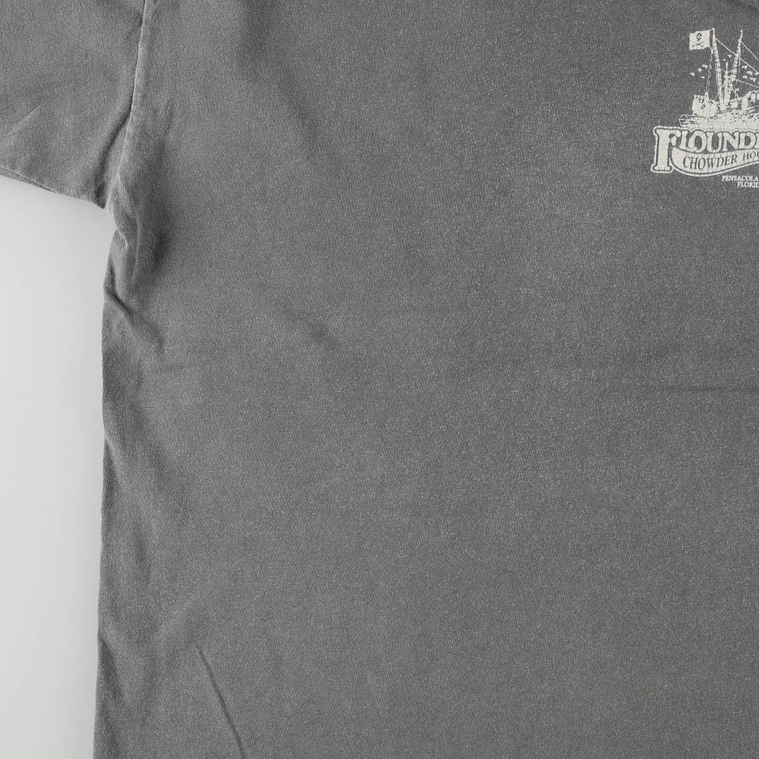 90'S Authentic Pigment Print T-Shirt, Men's Size M (Equivalent), Vintage cotton Charcoal Vintage Second Hand