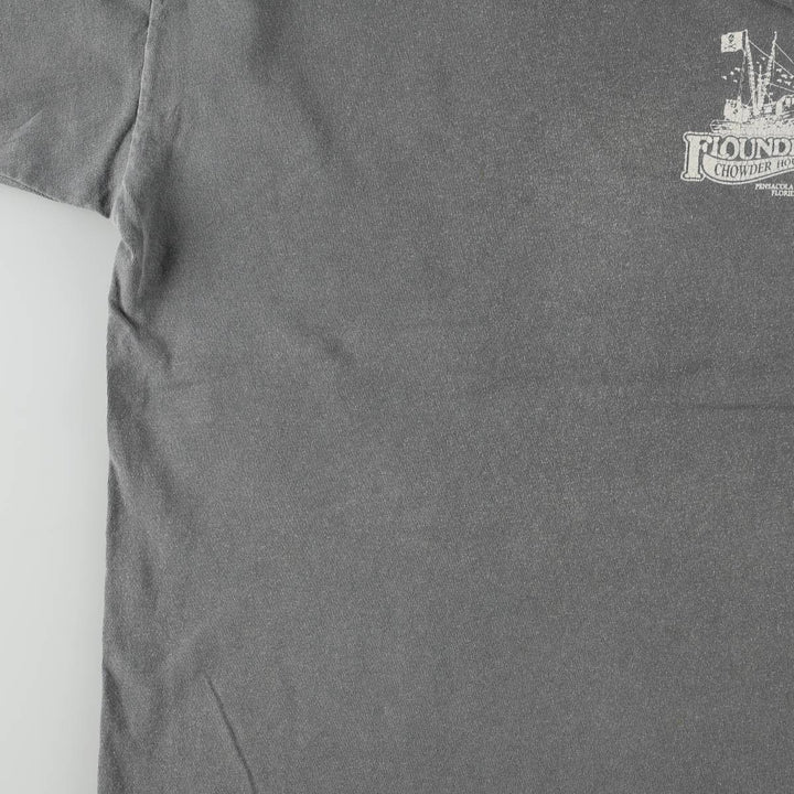 90'S Authentic Pigment Print T-Shirt, Men's Size M (Equivalent), Vintage cotton Charcoal Vintage Second Hand