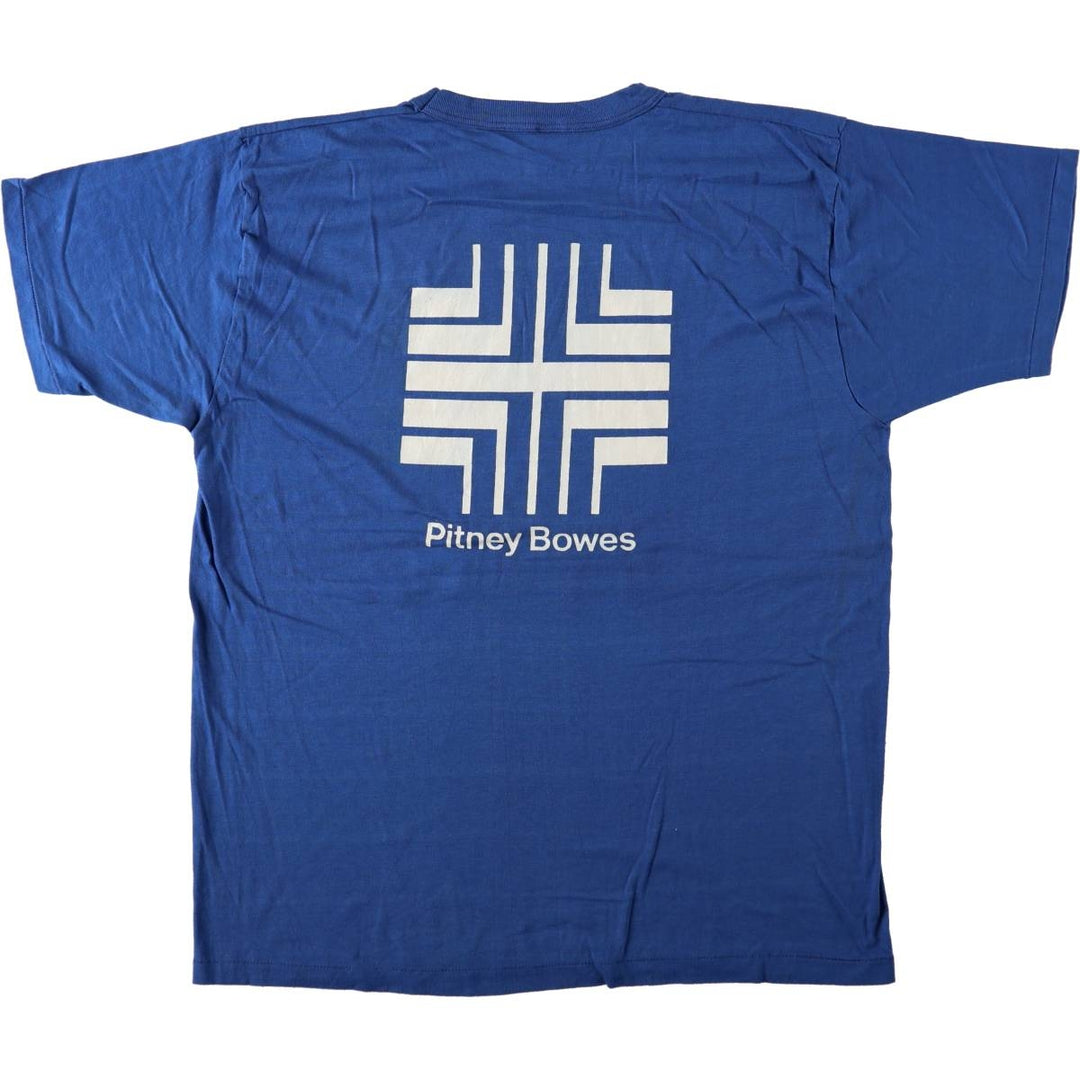~90'S Sportswear Advertising Print T-Shirt, Men's XXL equivalent, Vintage polyester blue type Vintage Second Hand