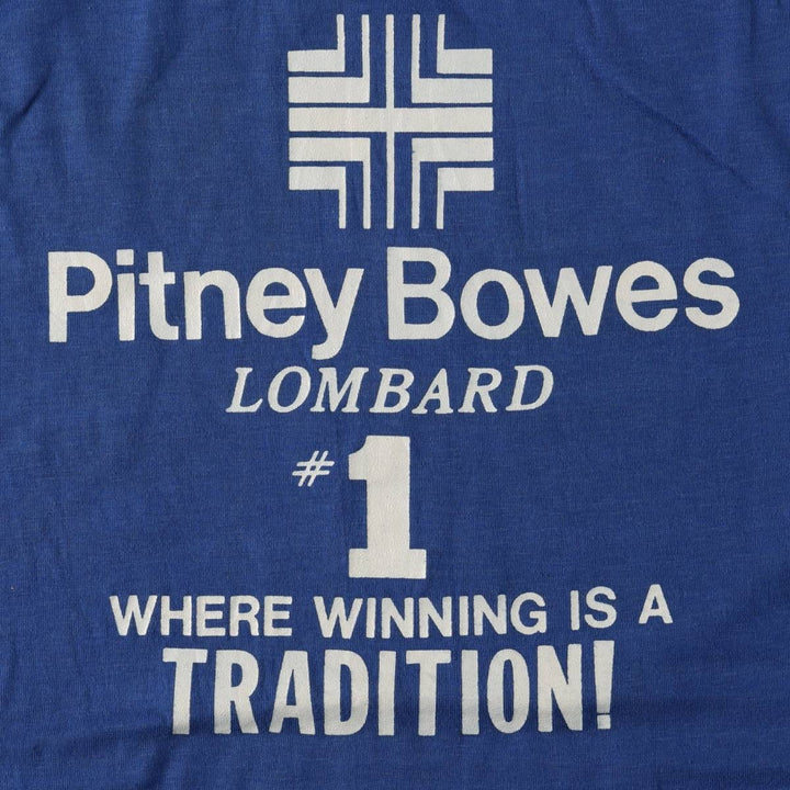 ~90'S Sportswear Advertising Print T-Shirt, Men's XXL equivalent, Vintage polyester blue type Vintage Second Hand