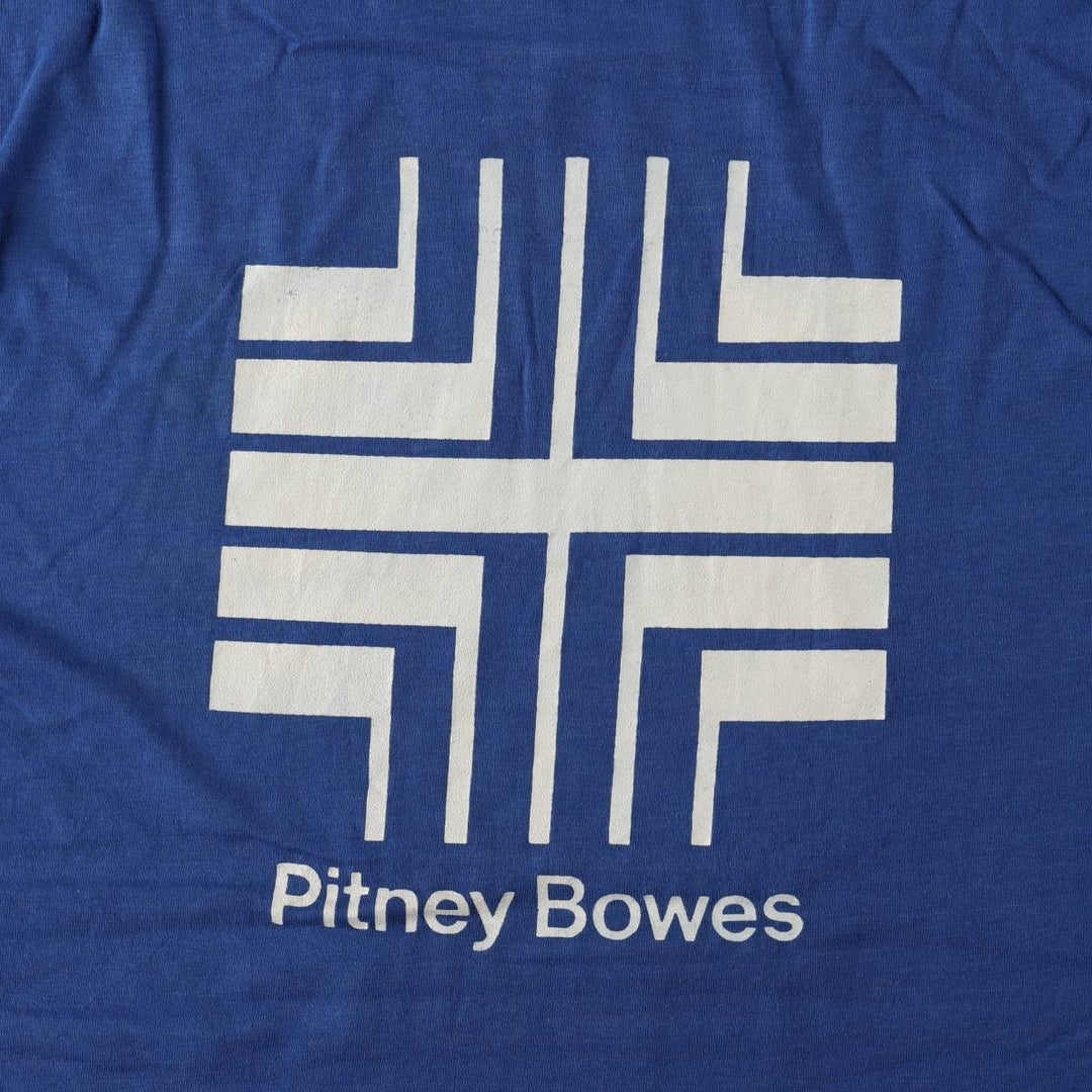 ~90'S Sportswear Advertising Print T-Shirt, Men's XXL equivalent, Vintage polyester blue type Vintage Second Hand
