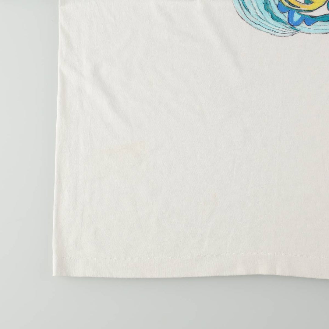 90'S Fruit of the Loom Best Message Print T-Shirt Made in USA Men's XL Vintage cotton white type Vintage Second Hand