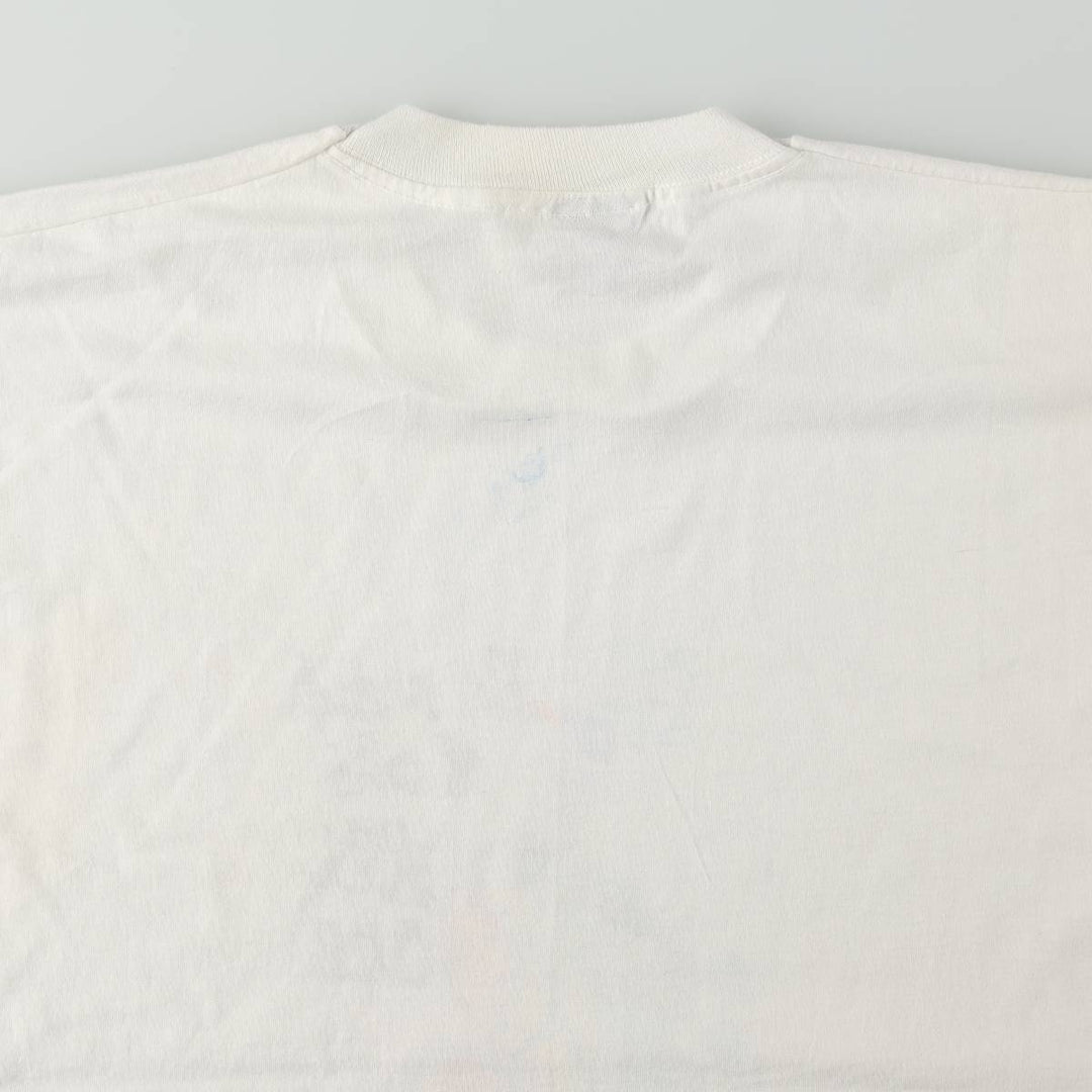 90'S Fruit of the Loom Best Message Print T-Shirt Made in USA Men's XL Vintage cotton white type Vintage Second Hand